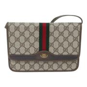 Gucci Vintage Pre-owned Canvas gucci-vskor Beige, Dam