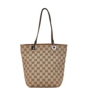 Gucci Vintage Pre-owned Canvas gucci-vskor Brown, Dam