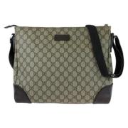 Gucci Vintage Pre-owned Canvas gucci-vskor Brown, Dam