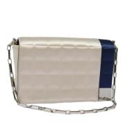 Chanel Vintage Pre-owned Satin chanel-vskor Beige, Dam