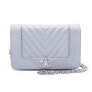 Chanel Vintage Pre-owned Tyg plnbcker Gray, Dam