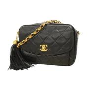 Chanel Vintage Pre-owned Laeder chanel-vskor Black, Dam