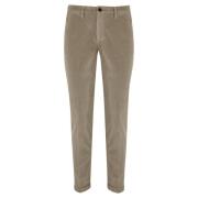 Re-Hash Sammet Herrbyxor Slim Fit Beige Beige, Herr