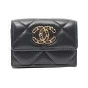 Chanel Vintage Pre-owned Laeder plnbcker Black, Dam