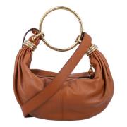 Chloé Brun läder hobo väska Brown, Dam