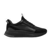 Hugo Boss Svarta hybrid sneakers med EVA-gummisula Black, Herr