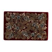 Dolce & Gabbana Barock Kristall Sammet Clutch Multicolor, Dam