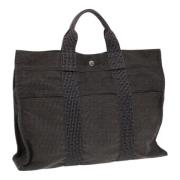 Hermès Vintage Pre-owned Canvas totevskor Gray, Dam