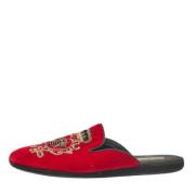 Dolce & Gabbana Pre-owned Pre-owned Sammet sandaler Red, Herr