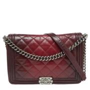 Chanel Vintage Pre-owned Laeder chanel-vskor Red, Dam