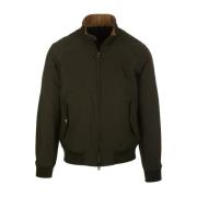 Barbour Casual Harrington Kappor Green, Herr