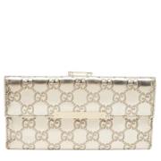 Gucci Vintage Pre-owned Laeder gucci-vskor Beige, Dam