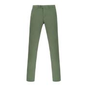 Bugatti Gröna chino-stil bomullsbyxor för män Green, Herr