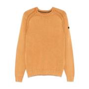 RRD Orange Bomull Crewneck Tröja Orange, Herr