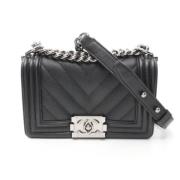 Chanel Vintage Pre-owned Laeder chanel-vskor Black, Dam