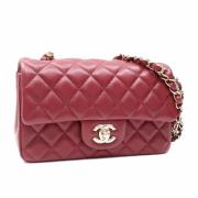 Chanel Vintage Pre-owned Laeder chanel-vskor Red, Dam