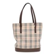 Burberry Vintage Pre-owned Canvas handvskor Brown, Dam