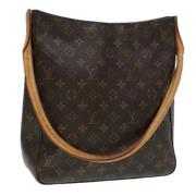 Louis Vuitton Vintage Pre-owned Canvas handvskor Brown, Dam