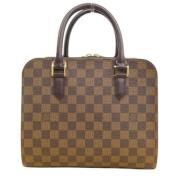 Louis Vuitton Vintage Pre-owned Canvas handvskor Brown, Dam