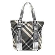 Burberry Vintage Pre-owned Nylon totevskor Gray, Dam