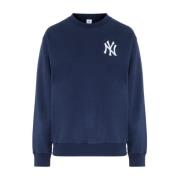 Sporty & Rich Serif Crewneck Sweatshirt Blue, Dam