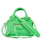 Balenciaga Vintage Pre-owned Laeder totevskor Green, Dam