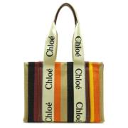 Chloé Pre-owned Pre-owned Canvas handvskor Multicolor, Dam