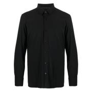 Hugo Boss Slim Fit Polyamid Elastan Skjorta Black, Herr