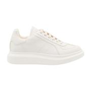 Alexander McQueen Vita Sneakers med Rund Tå White, Herr