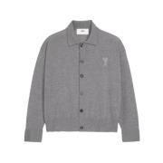 Ami Paris Modern Cardigan med ADC Logo Blue, Herr