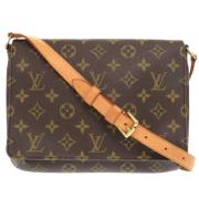 Louis Vuitton Vintage Pre-owned Tyg louis-vuitton-vskor Brown, Dam