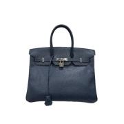 Hermès Vintage Pre-owned Laeder handvskor Blue, Dam