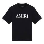 Amiri Kortärmad rund hals T-shirt Black, Herr