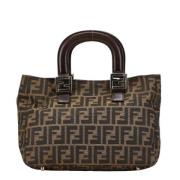 Fendi Vintage Pre-owned Canvas fendi-vskor Brown, Dam