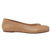 Maison Margiela Tabi Ballerina med Knutdetaljer Beige, Dam