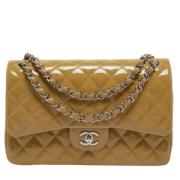 Chanel Vintage Pre-owned Laeder chanel-vskor Beige, Dam