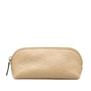 Gucci Vintage Pre-owned Laeder gucci-vskor Beige, Dam