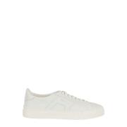 Santoni Stiliga Sneakers för Män White, Herr