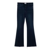 Mother Weekender Flare Jeans Blue, Dam