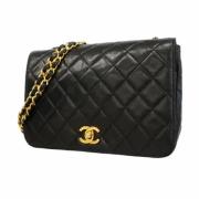 Chanel Vintage Pre-owned Laeder chanel-vskor Black, Dam