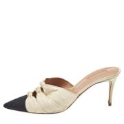 Aquazzura Pre-owned Pre-owned Tyg mules Beige, Dam