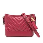 Chanel Vintage Pre-owned Laeder crossbodyvskor Pink, Dam