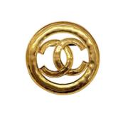 Chanel Vintage Pre-owned Metall chanel-smycken Yellow, Dam