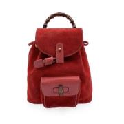 Gucci Vintage Pre-owned Laeder gucci-vskor Red, Dam