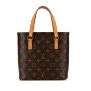 Louis Vuitton Vintage Pre-owned Canvas handvskor Brown, Dam