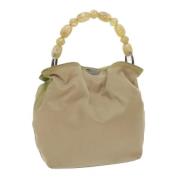 Dior Vintage Pre-owned Nylon dior-vskor Beige, Dam