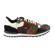 Valentino Garavani Camouflage Rockrunner Sneakers Green, Herr