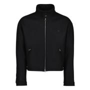 Courrèges Ull Bomberjacka Unisex Svart Black, Unisex