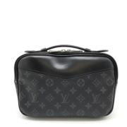 Louis Vuitton Vintage Pre-owned Tyg louis-vuitton-vskor Black, Dam