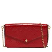 Louis Vuitton Vintage Pre-owned Laeder kuvertvskor Red, Dam